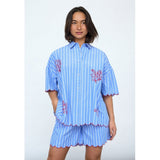 Sisters Point SISTERS POINT dame ELLA Shirt Blue Stripes