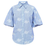 Sisters Point SISTERS POINT dame skjorte ELLA Shirt Blue Stripe