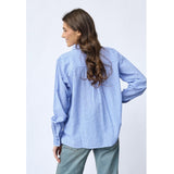 Sisters Point SISTERS POINT dame skjorte IBISA Shirt Blue Stripe Beach