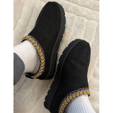 SHOES Savina dame bamsestøvler BO-189 Shoes Black