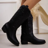 SHOES Solange dame cowboystøvler 7991 Shoes Black