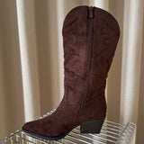 SHOES Talia dame cowboystøvler 5677-1 Shoes Brown
