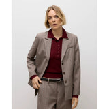 Vero Moda VERO MODA DAME BLAZER AWSIMMA Blazer Beaver Fur Black and Root Beer