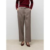 Vero Moda VERO MODA DAME BUKSER AWSIMMA Pant Beaver Fur Black and Root Beer