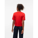 Vero Moda VERO MODA DAME CARDIGAN VMGOLD Restudsalg Fiery Red