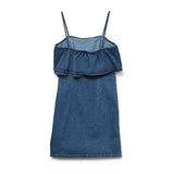 Vero Moda VERO MODA DAME KJOLE VMANNY Restudsalg Medium blue denim