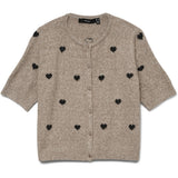 Vero Moda VERO MODA Dame Cardigan VMDoffy Cardigan Moon Rock W BLACK HEARTS
