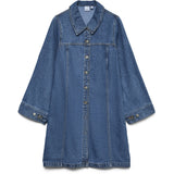 Vero Moda VERO MODA Dame Kjole VMFindo Dress Medium blue denim