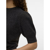 Vero Moda VERO MODA Dame Pullover VMDoffy Knit Chocolate Torte BLACK MELANGE