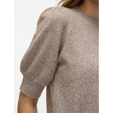 Vero Moda VERO MODA Dame Pullover VMDoffy Knit Moon Rock MELANGE