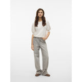 Vero Moda VERO MODA Dame Pullover VMDoffy Knit Snow White MELANGE