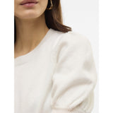 Vero Moda VERO MODA Dame Pullover VMDoffy Knit Snow White MELANGE