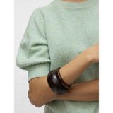 Vero Moda VERO MODA Dame Pullover VMDoffy Knit Birds Egg Green MELANGE