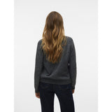 Vero Moda VERO MODA Dame Trøje VMDoffyshine Blouse Asphalt Silver Lurex