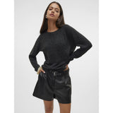 Vero Moda VERO MODA Dame Trøje VMDoffyshine Blouse Black lurex