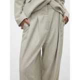 Vero Moda VERO MODA dame bukser VMOMARI Restudsalg Light Grey Melange