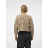 Vero Moda VERO MODA dame cardigan VMADELINA Cardigan Silver Mink W. MELANGE