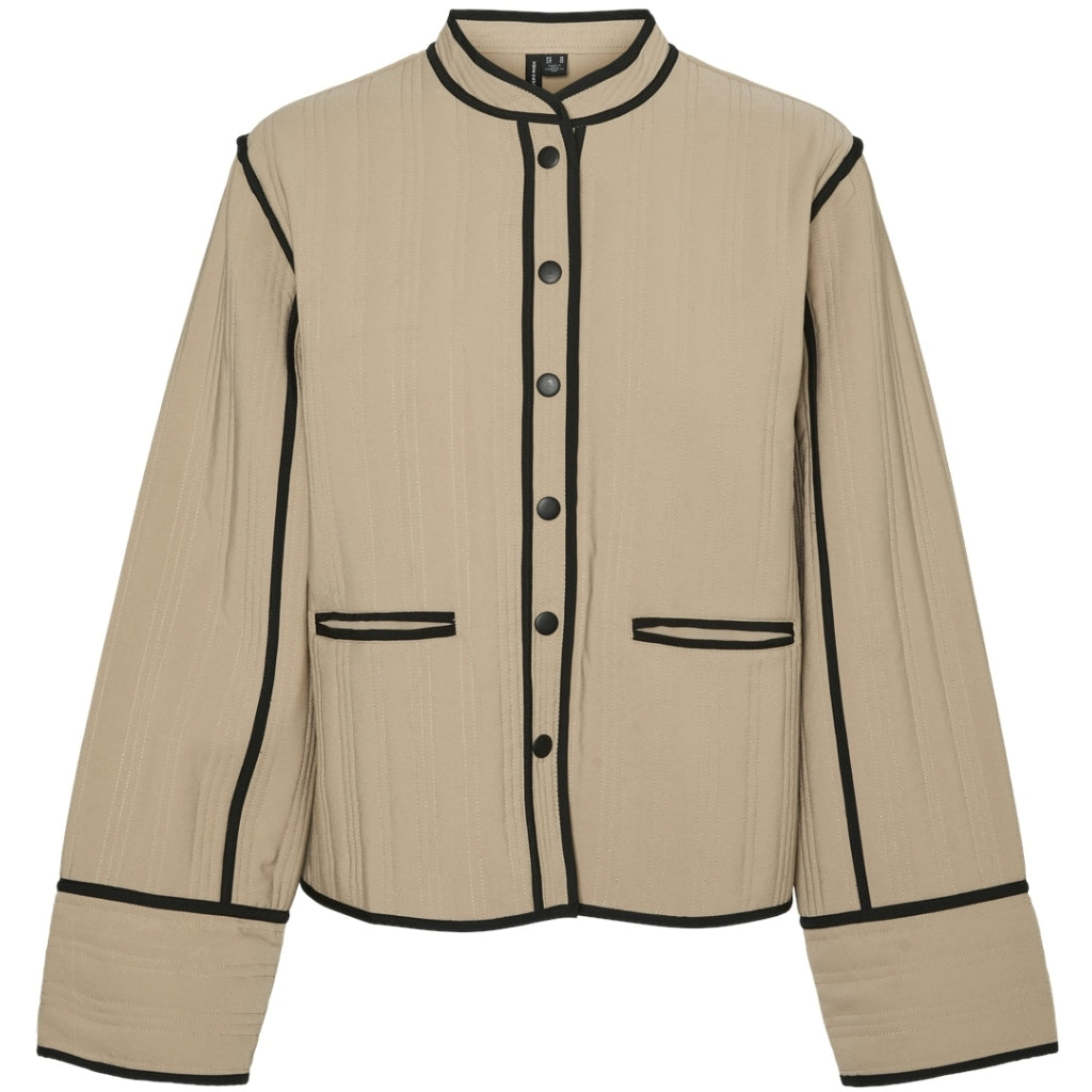 Vero Moda Dames Wilhelmina Plissé Top Chocoladetaart Vero Moda Dames Wilhelmina Plissé Top Chocoladetaart