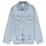 Vero Moda VERO MODA dame jakke VMTESSA Denim Jacket Light Blue Denim Detail RA339
