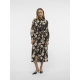 Vero Moda VERO MODA dame kjole VMCELINA Restudsalg Black Graphic