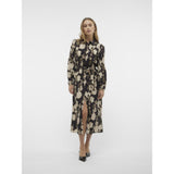 Vero Moda VERO MODA dame kjole VMCELINA Restudsalg Black Graphic