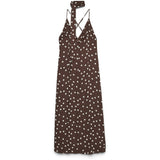 Vero Moda VERO MODA dame kjole VMELISA Dress Chocolate Martini Snow white dot