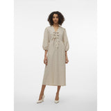 Vero Moda VERO MODA dame kjole VMMALOU Restudsalg Birch BLACK