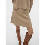 Vero Moda VERO MODA dame nederdel VMGOLD Restudsalg Silver Mink W. MELANGE