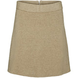 Vero Moda VERO MODA dame nederdel VMGOLD Restudsalg Silver Mink W. MELANGE
