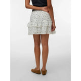 Vero Moda VERO MODA dame nederdel VMTRINE Skirt Snow White Marguerite Blue Jasper