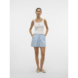 Vero Moda VERO MODA dame shorts VMCHARLOTTE Shorts Airy Blue Stripes Cloud dancer/twill