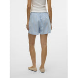 Vero Moda VERO MODA dame shorts VMCHARLOTTE Shorts Airy Blue Stripes Cloud dancer/twill