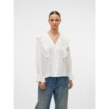 Vero Moda VERO MODA dame skjorte VMKAUSA Shirt Snow white