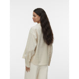 Vero Moda VERO MODA dame skjorte VMMONDAY Shirt Birch Jima