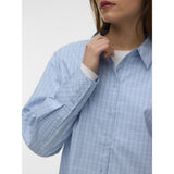 Vero Moda VERO MODA dame skjorte VMMONDAY Shirt Cashmere Blue Jima