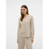 Vero Moda VERO MODA dame skjorte VMMYMILO Restudsalg Silver Lining Anja
