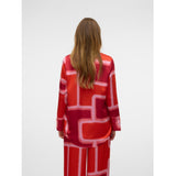 Vero Moda VERO MODA dame skjorte VMREBA Restudsalg Fiery Red Silba