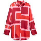 Vero Moda VERO MODA dame skjorte VMREBA Restudsalg Fiery Red Silba