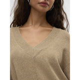 Vero Moda VERO MODA dame strik VMESTI Restudsalg Silver Mink Melange