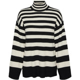 Vero Moda VERO MODA dame strik VMHERMOSA Restudsalg Black W BIRCH