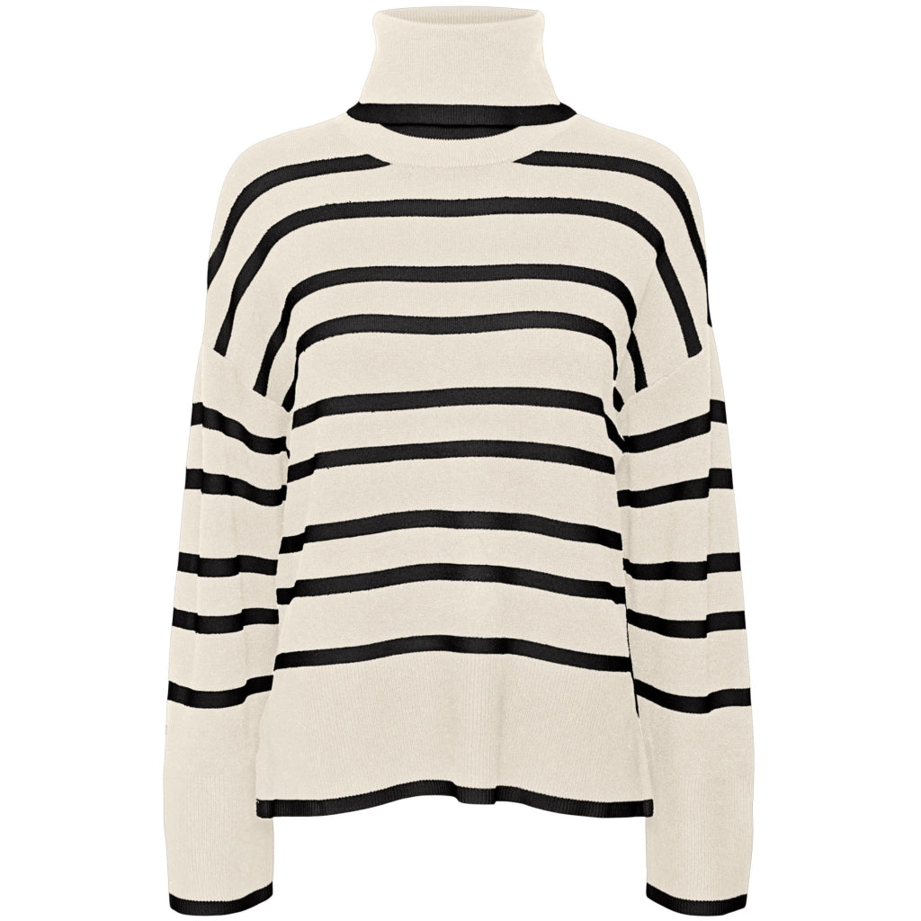 Vmsaba Rib Ls V Neck Belt Dres Light Grey Melange