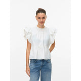 Vero Moda VERO MODA dame top VERO MODA dame top VMISOLDE Blouse Snow white