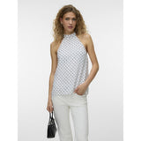 Vero Moda VERO MODA dame top VMWILLOW Top Snow White Black Dots