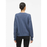 VILA VILA DAME CARDIGAN VIRIL Restudsalg Vintage Indigo Dark Melange
