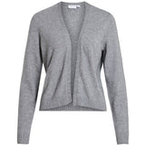 VILA VILA DAME CARDIGAN VIRIL SHORT L/S KNIT CARDIGAN-NOOS Cardigan Medium grey melange