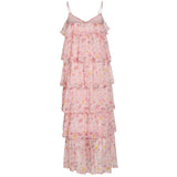 VILA VILA DAME KJOLE VIHARLEY Dress Sea Pink SMALL FLOWERS