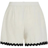 VILA VILA DAME SHORTS VIMANDA Restudsalg Birch Black Beauty