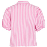 VILA VILA DAME SKJORTE VIASTANA Restudsalg Sangria Sunset Stripes