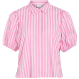 VILA VILA DAME SKJORTE VIASTANA Restudsalg Sangria Sunset Stripes