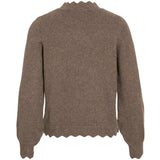 VILA VILA DAME STRIKTRØJE VINIKOLINA Blouse Falcon Melange